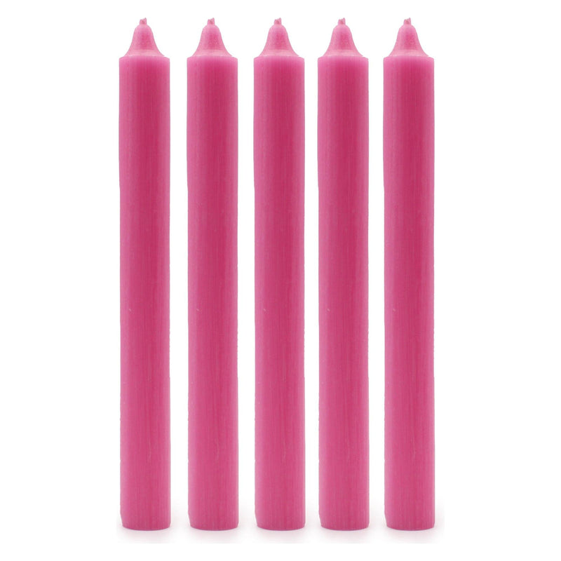 Ancient Wisdom Pink Dinner Candle