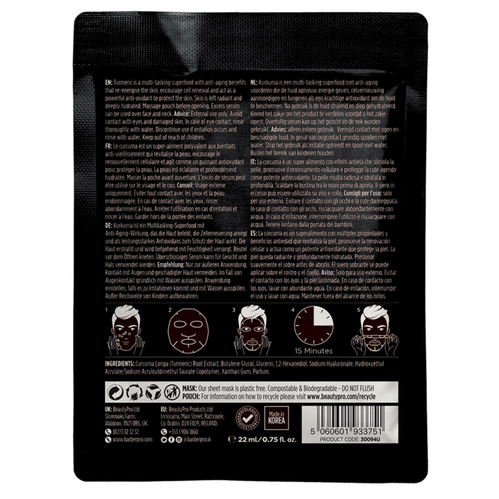 Barber Pro Brightening Face Mask