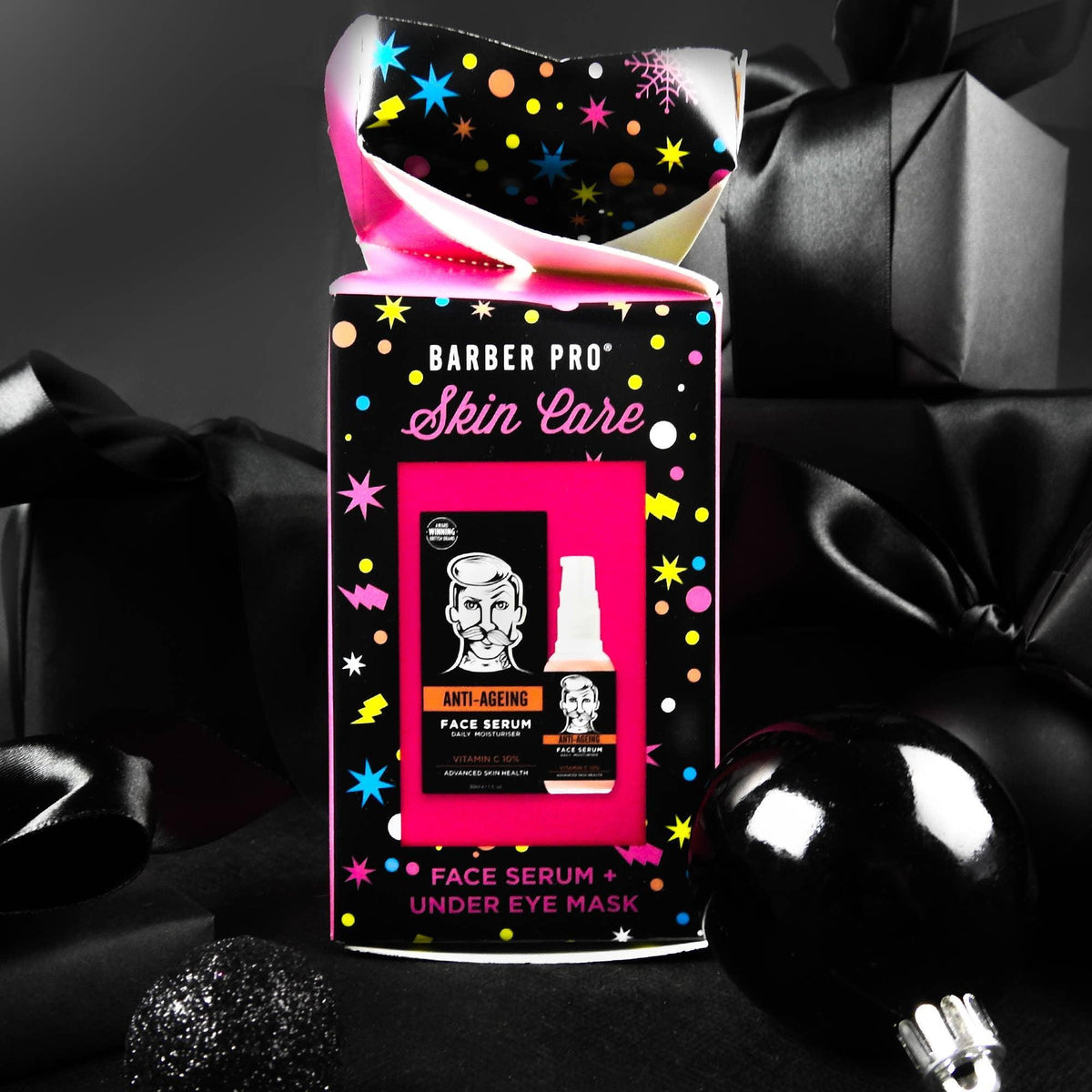 Barber Pro Cracker: Face Serum, Under Eye Mask