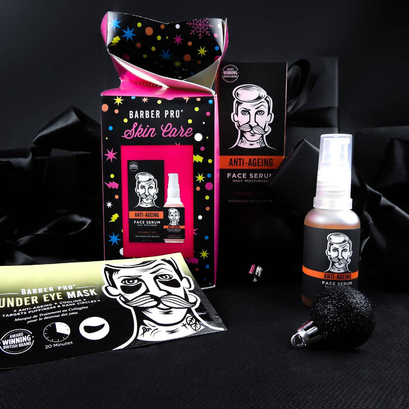 Barber Pro Cracker: Face Serum, Under Eye Mask