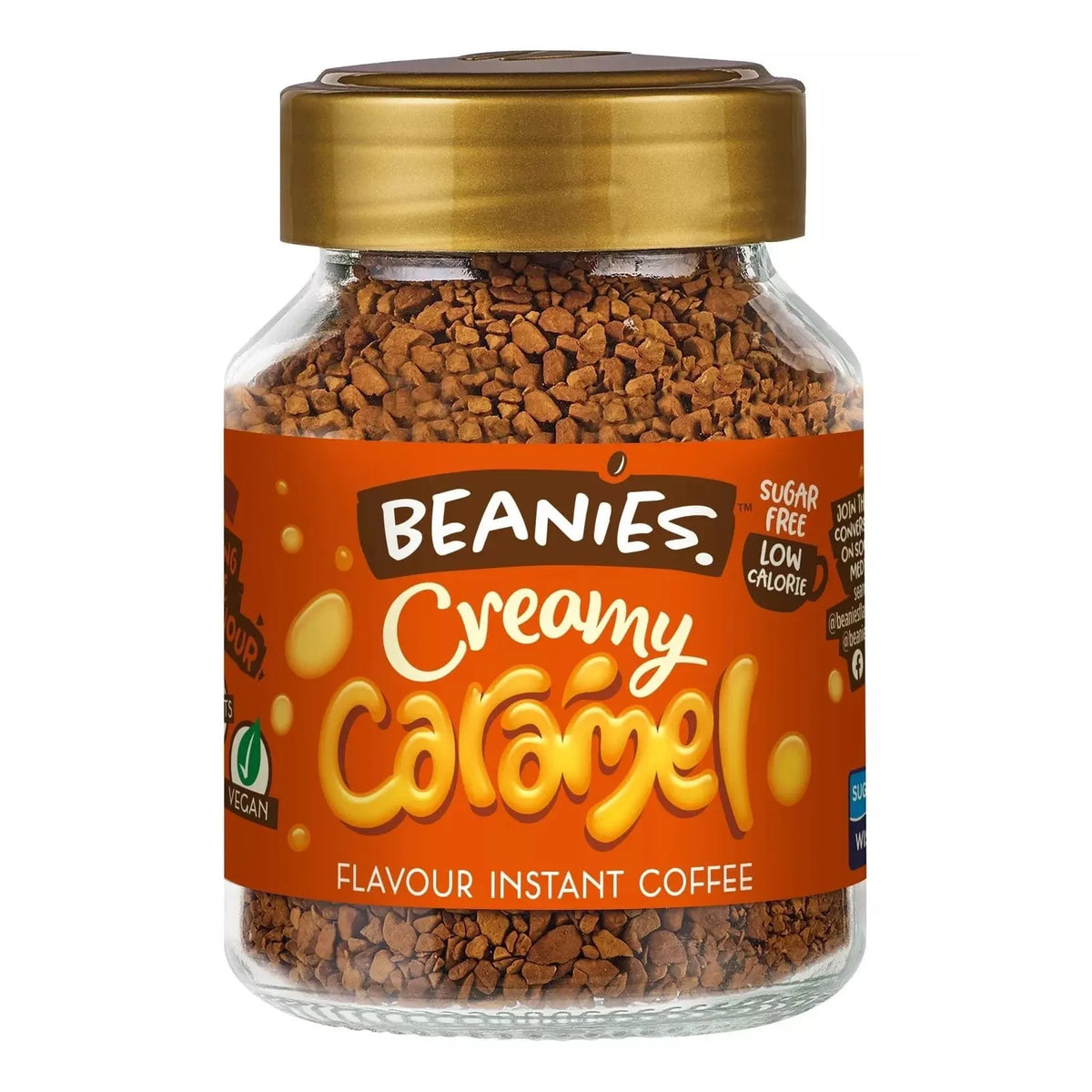 Beanies Creamy Caramel Flavoured Instant Coffee