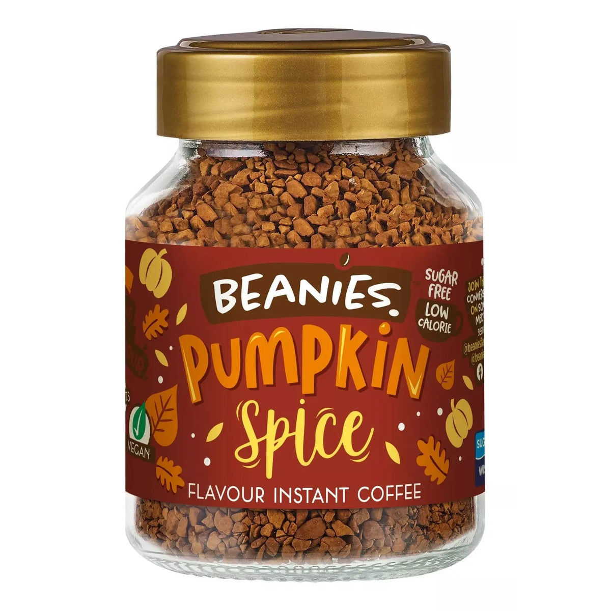 Beanies Pumpkin Spice Flavour instant coffee