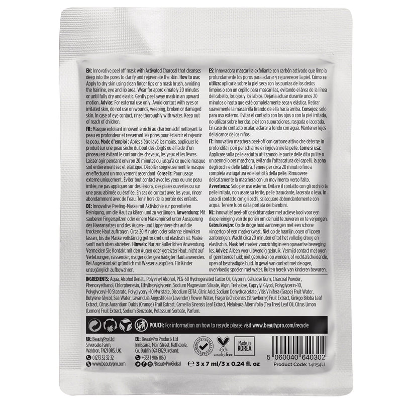 Beauty Pro Black Peel Charcoal Mask