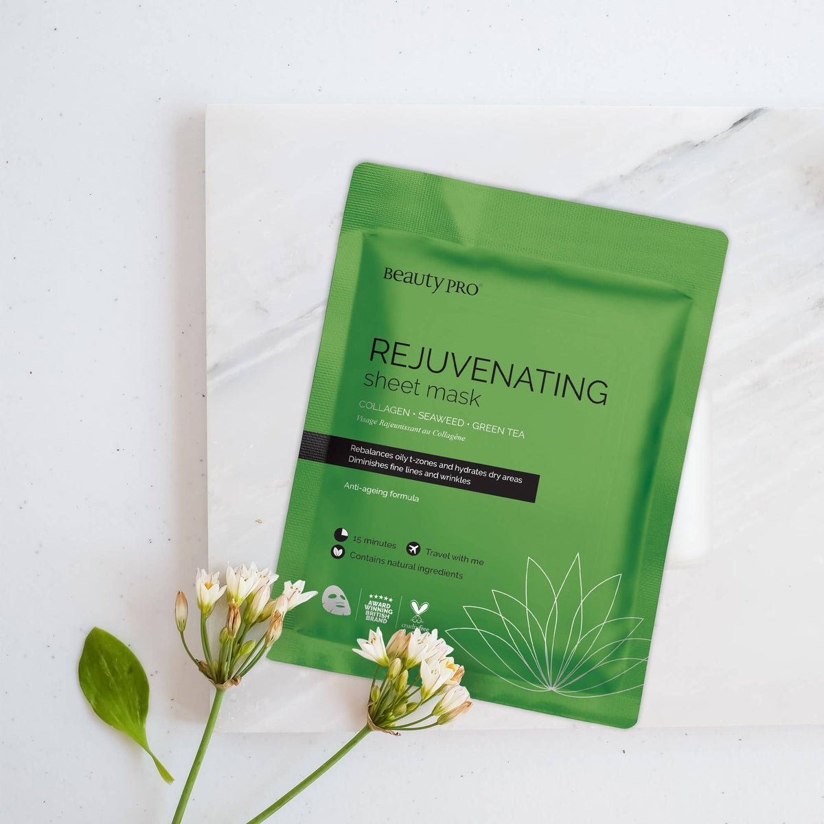 Beauty Pro Rejuvenating Mask Collagen Sheet Mask