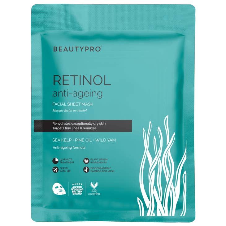 Beauty Pro Retinol Facial Sheet Mask