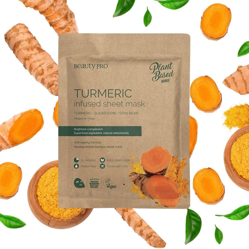 Beauty Pro Turmeric Infused Sheet Face Mask