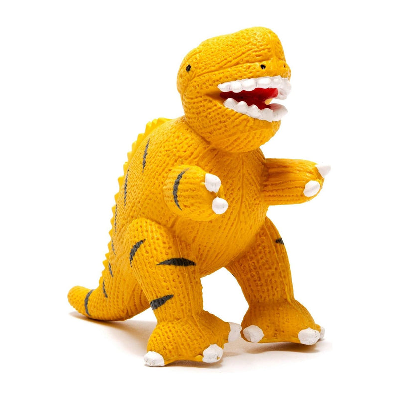 Best Years Ltd Natural Rubber T Rex Teether and Bath Toy