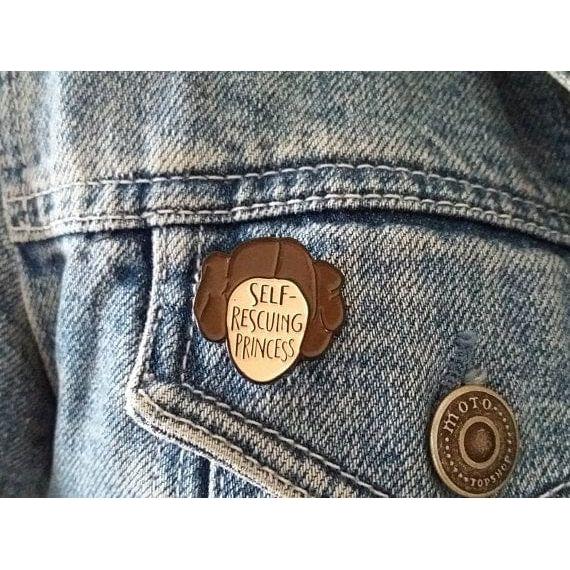 Bookish and Bakewell 'Self-rescuing Princess' Pin