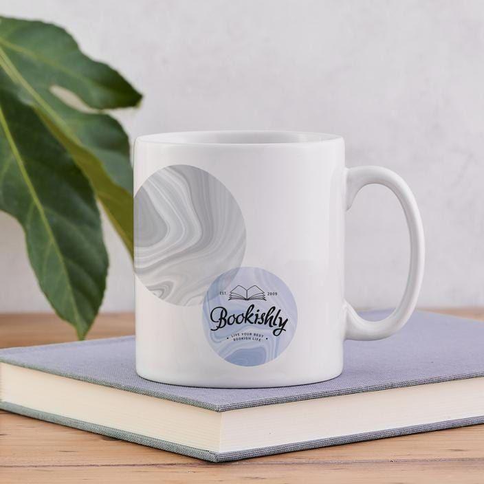 Bookishly A Stack of Books Mug