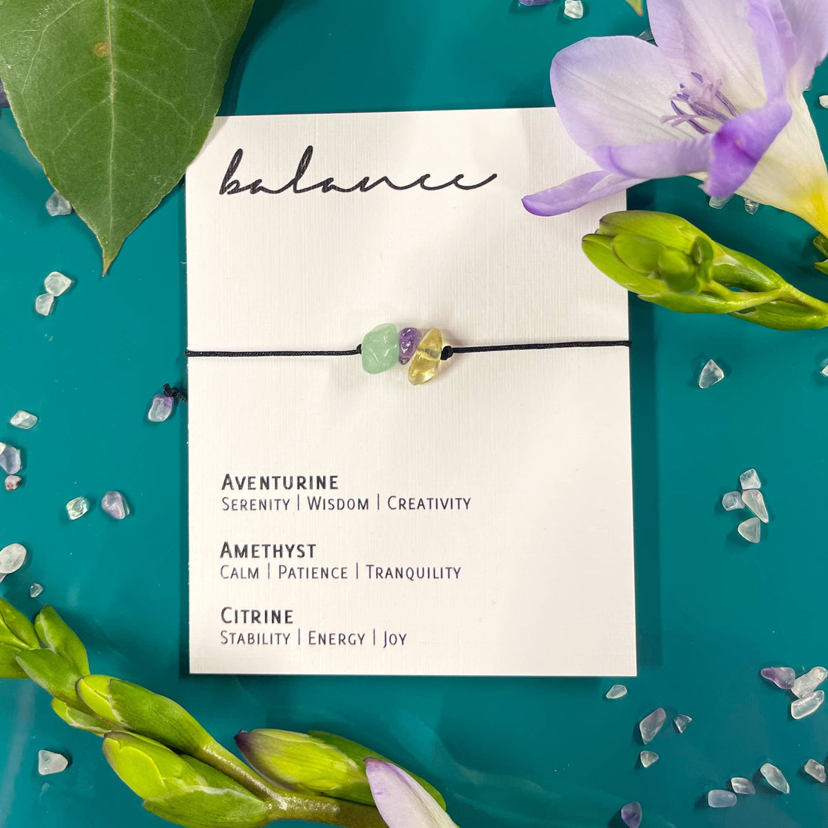 by Molly&Izzie Adjustable Crystal Bracelet - Balance