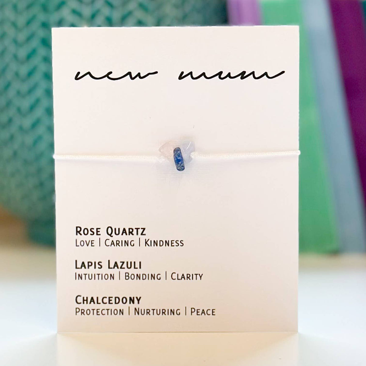 by Molly&Izzie Adjustable Crystal Bracelet - New Mum