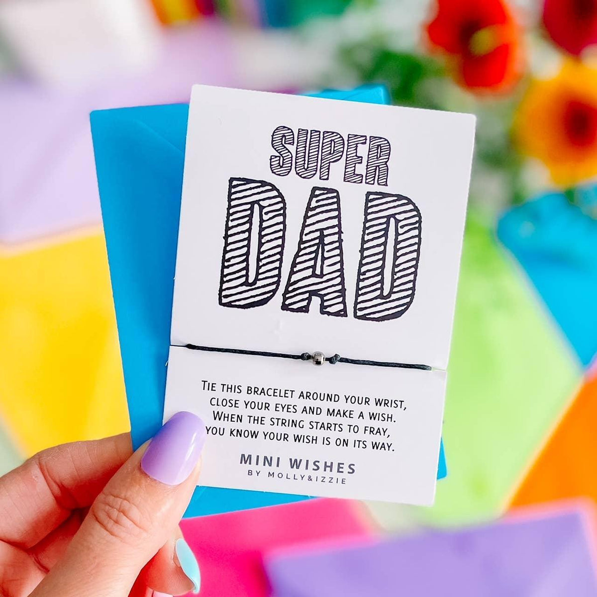by Molly&Izzie Super Dad Mini Wish Bracelet