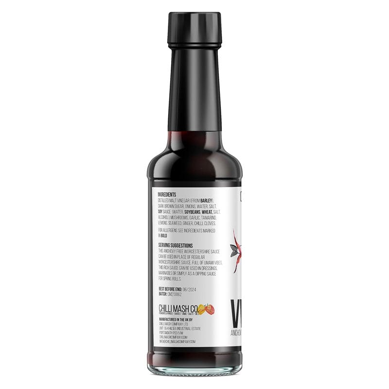 chilli mash co Plant Based Worcestershire Sauce