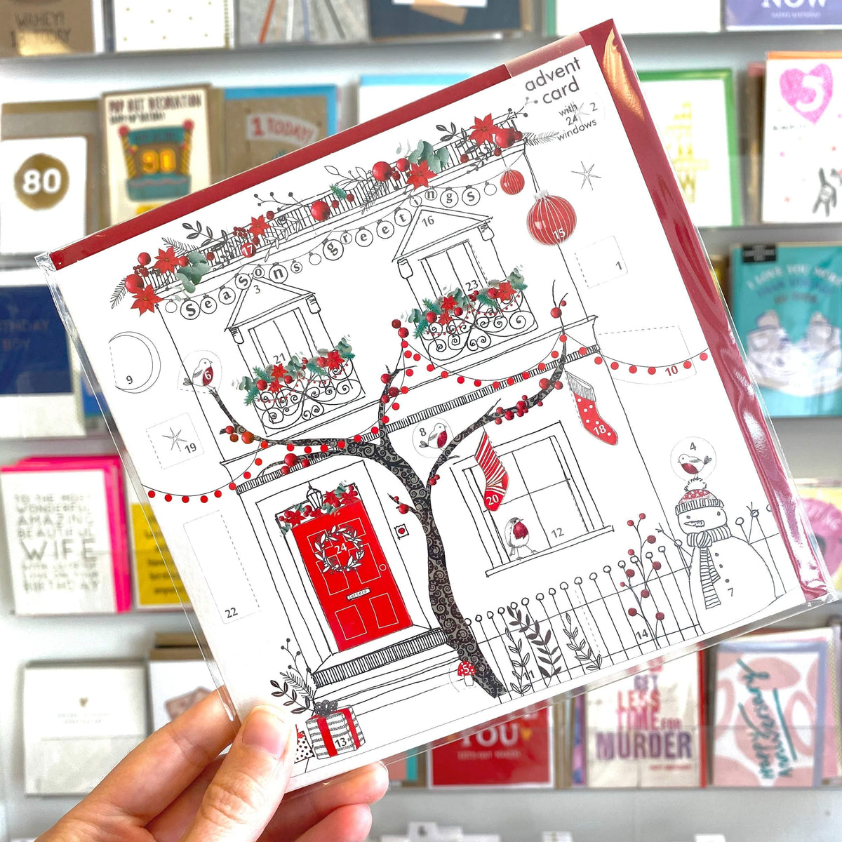 Cinnamon Aitch House Advent Calendar Card