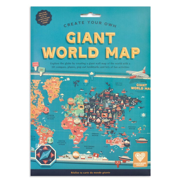 Clockwork Soldier Create Your Own Giant World Map