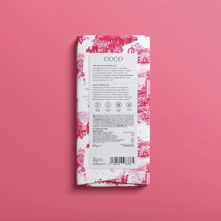 COCO Rose & Black Pepper Dark Chocolate Bar