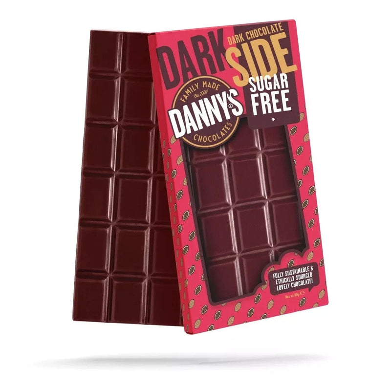 Danny's Chocolate Dark Side Sugar Free Chocolate Bar