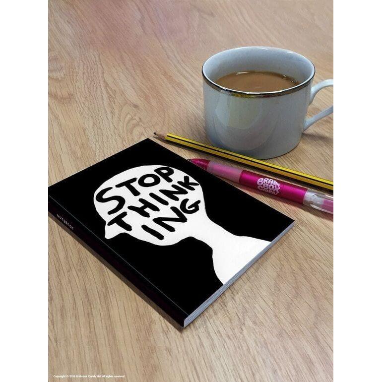 David Shrigley 'Stop Thinking' A6 Notebook