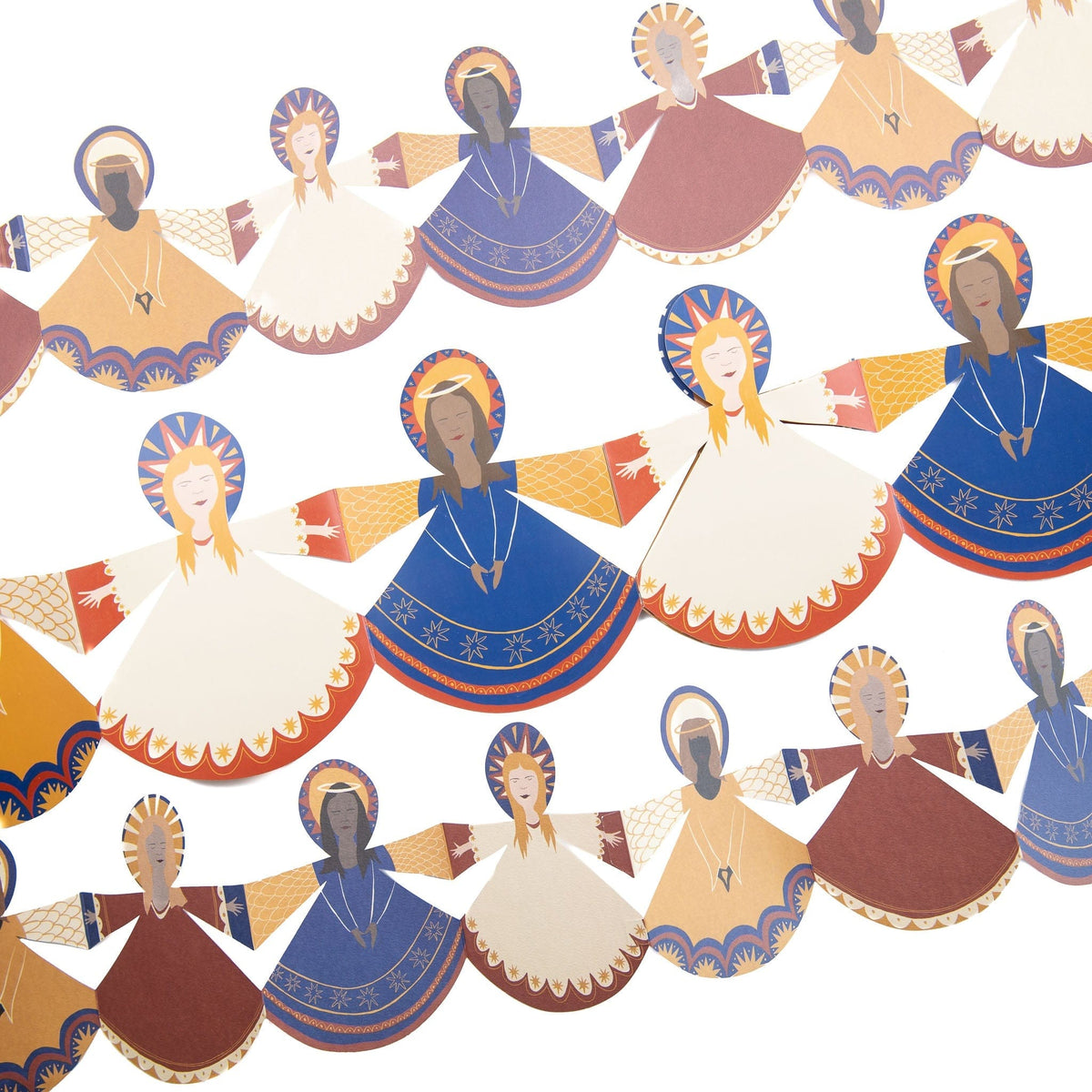 East End Press Angel Concertina Garland