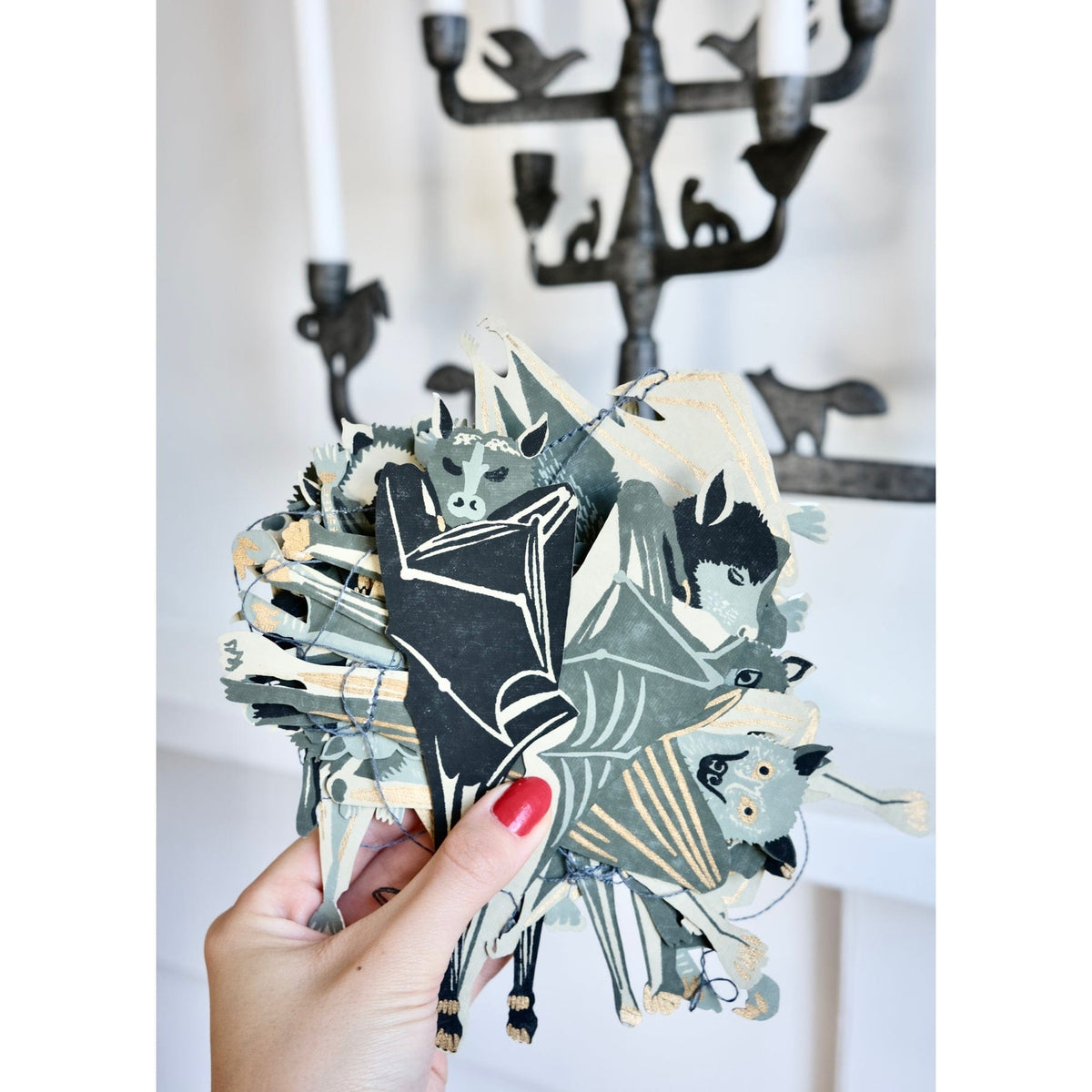 East End Press Bat Garland