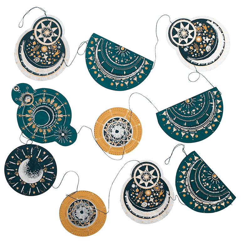 East End Press Celestial Paper Garland