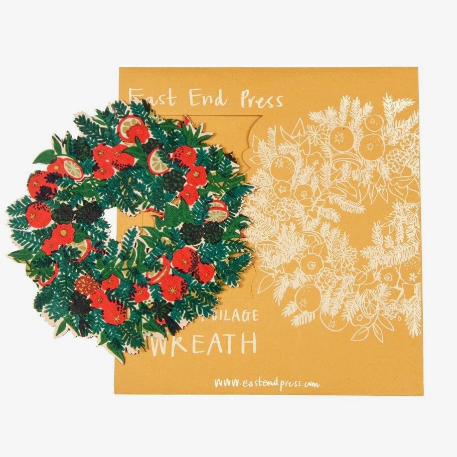 East End Press Wooden Foliage Wreath