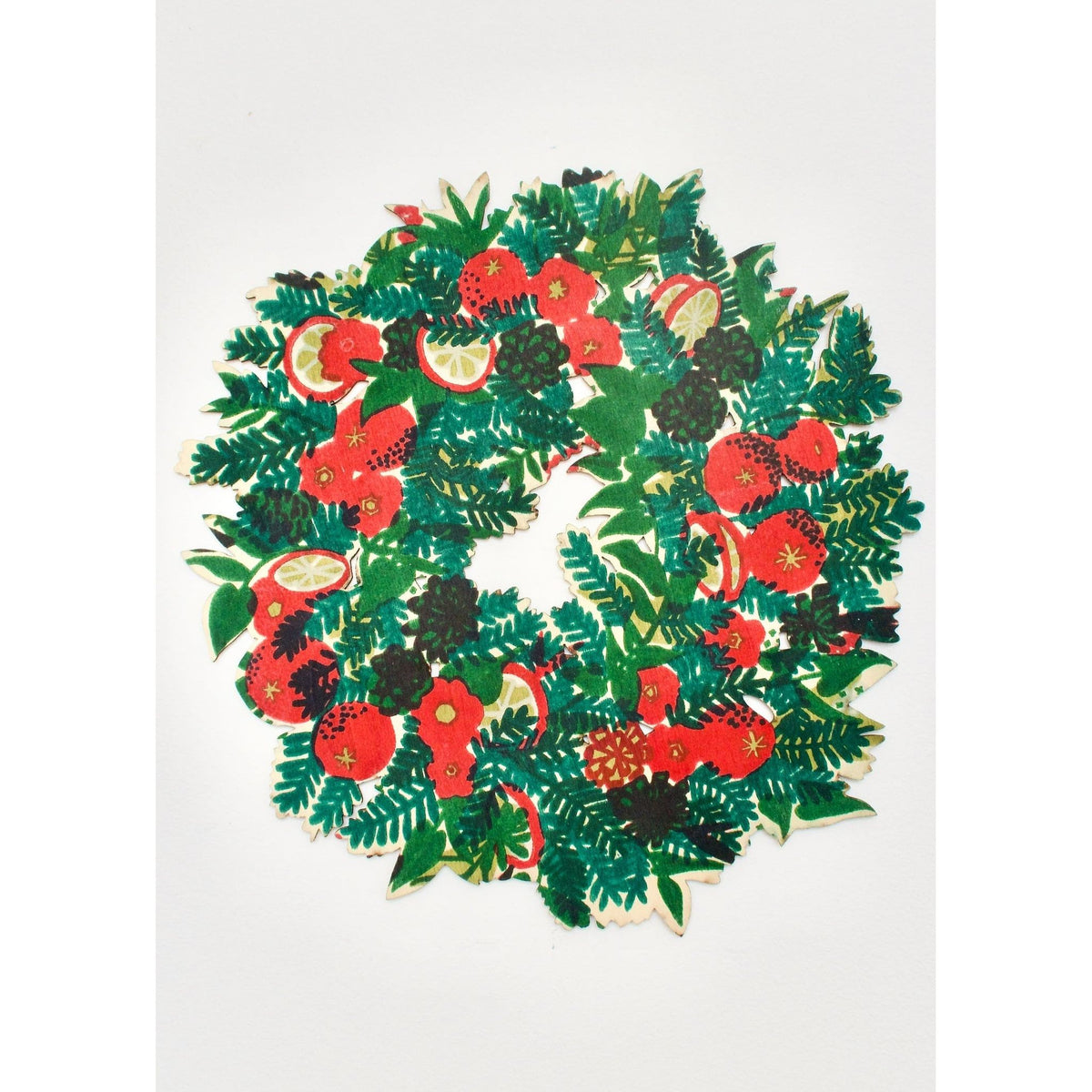 East End Press Wooden Foliage Wreath