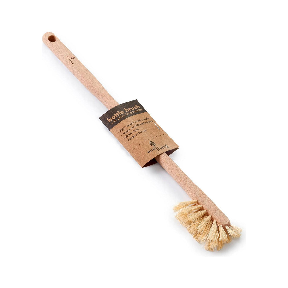 Ecoliving Bottle Brush with Extra Long Handle (FSC 100%)