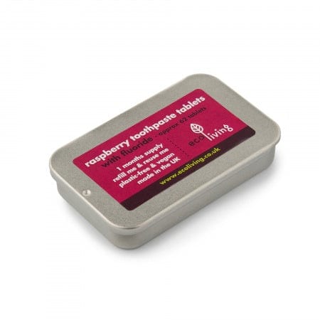 Ecoliving Raspberry Toothpaste Tablets