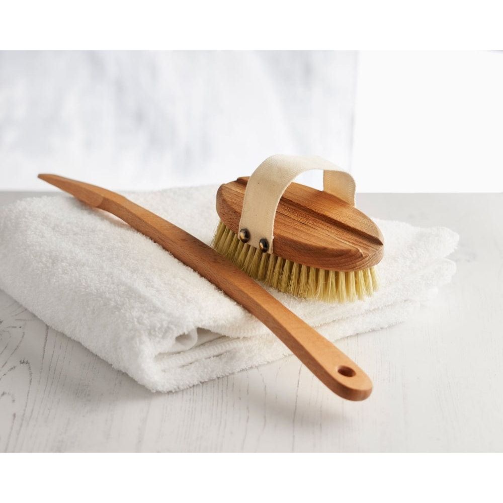 Ecoliving Wooden Bath Brush with Replacable Head