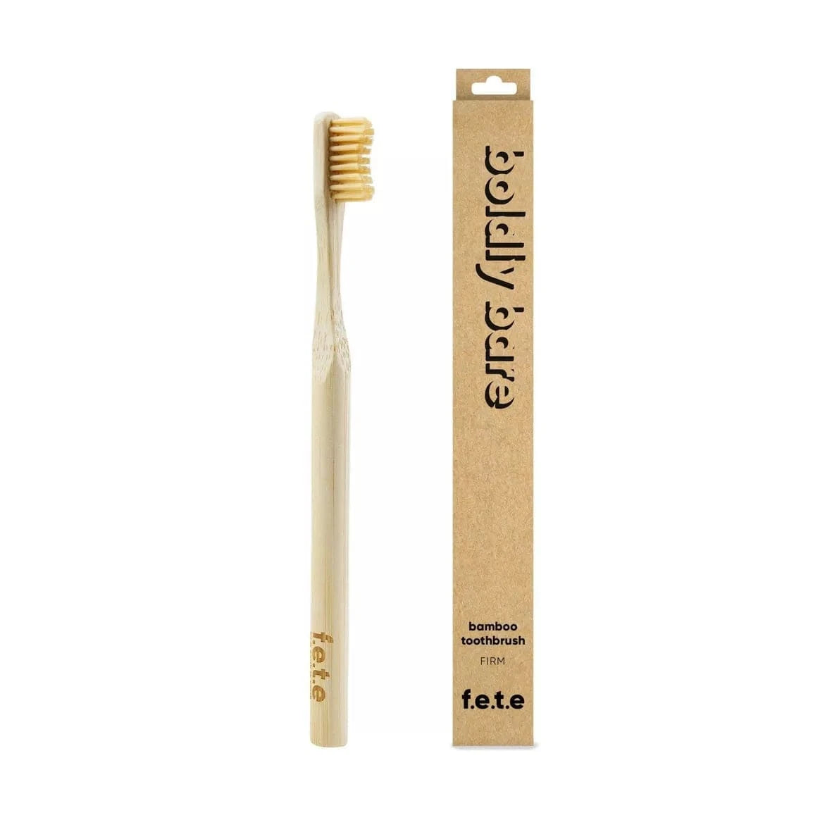 FETE Boldly Bare Adult's Firm Bamboo Toothbrush