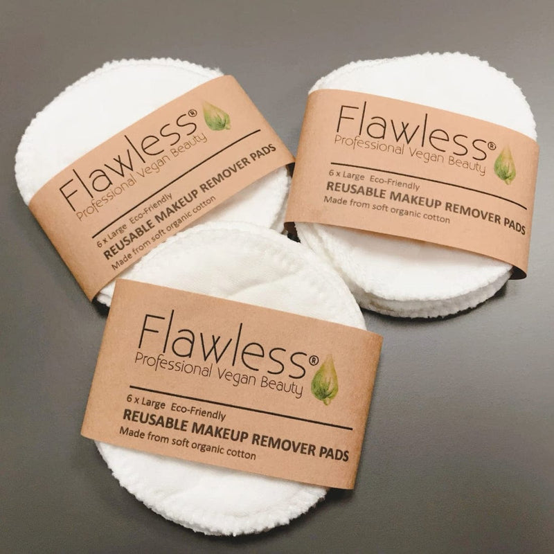 Flawless Reusable Organic Cotton Makeup Remover Pads