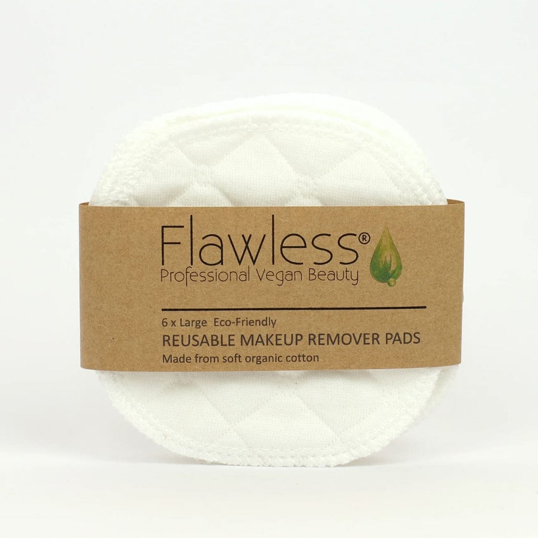 Flawless Reusable Organic Cotton Makeup Remover Pads