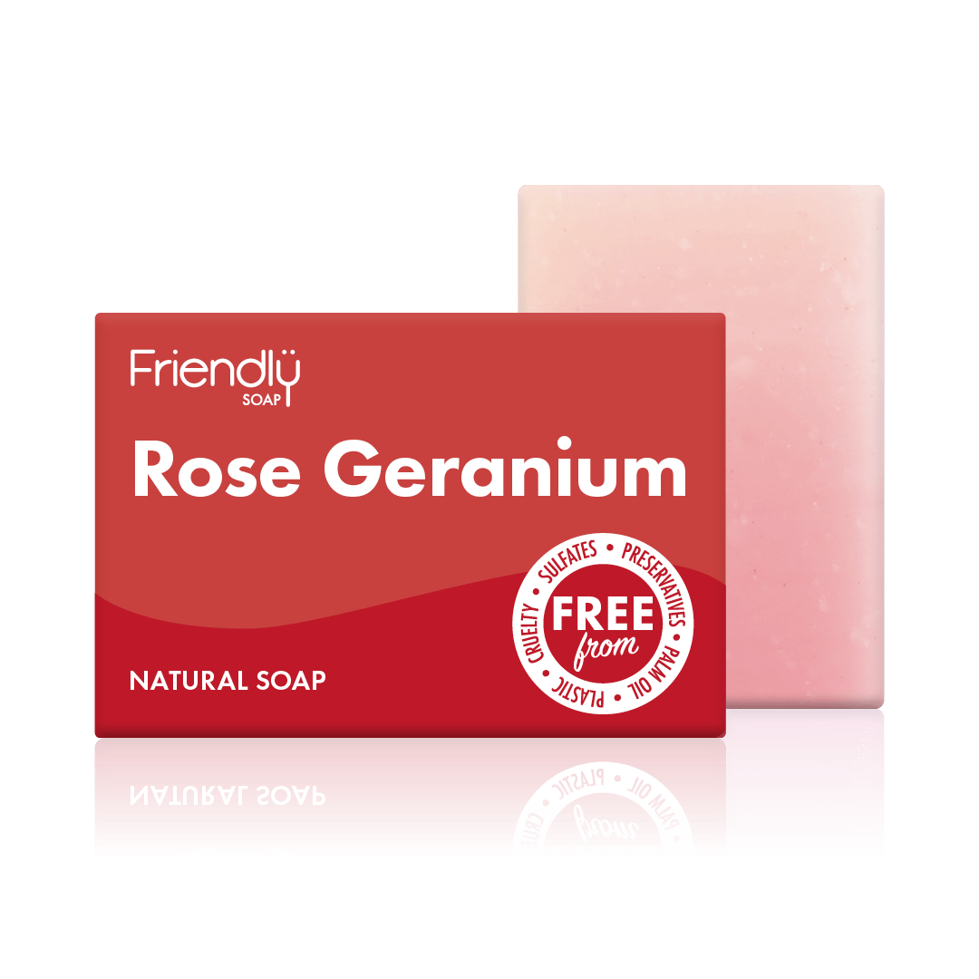 Friendly Soap Rose Geranium Soap Bar