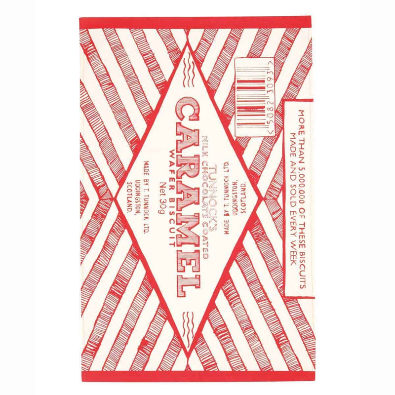 Gillian Kyle Tunnock's Caramel Wafer Wrapper Tea Towel