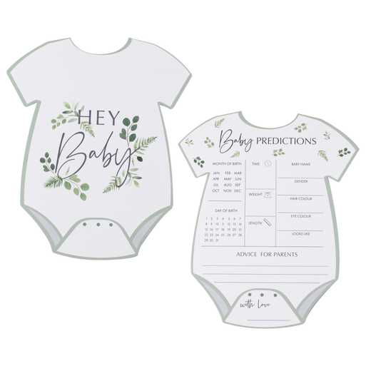 Ginger Ray Baby Prediction Cards Baby Shower Game