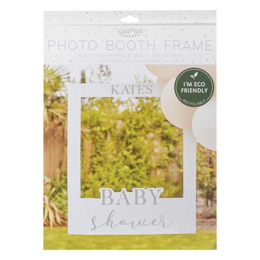 Ginger Ray Customisable Baby Shower Photo Booth Frame