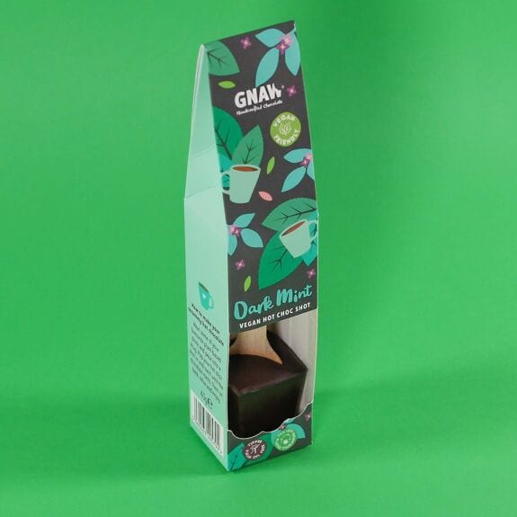 Gnaw Chocolate Vegan Dark Mint Crisp Hot Chocolate Stirrer