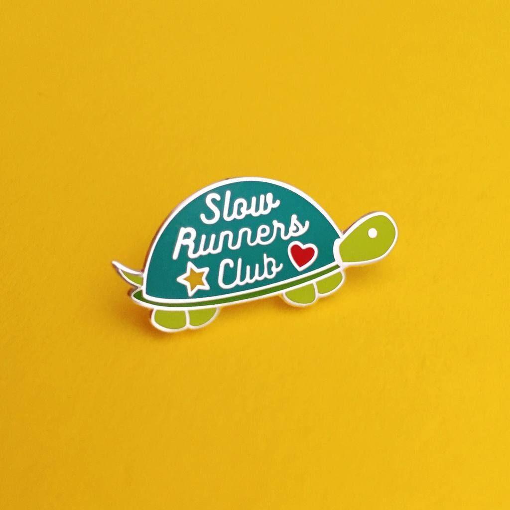 Hand Over Your Fairy Cakes 'Slow Runners Club' Pin