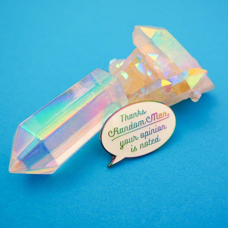 Hand Over Your Fairy Cakes 'Thanks Random Man' Pin