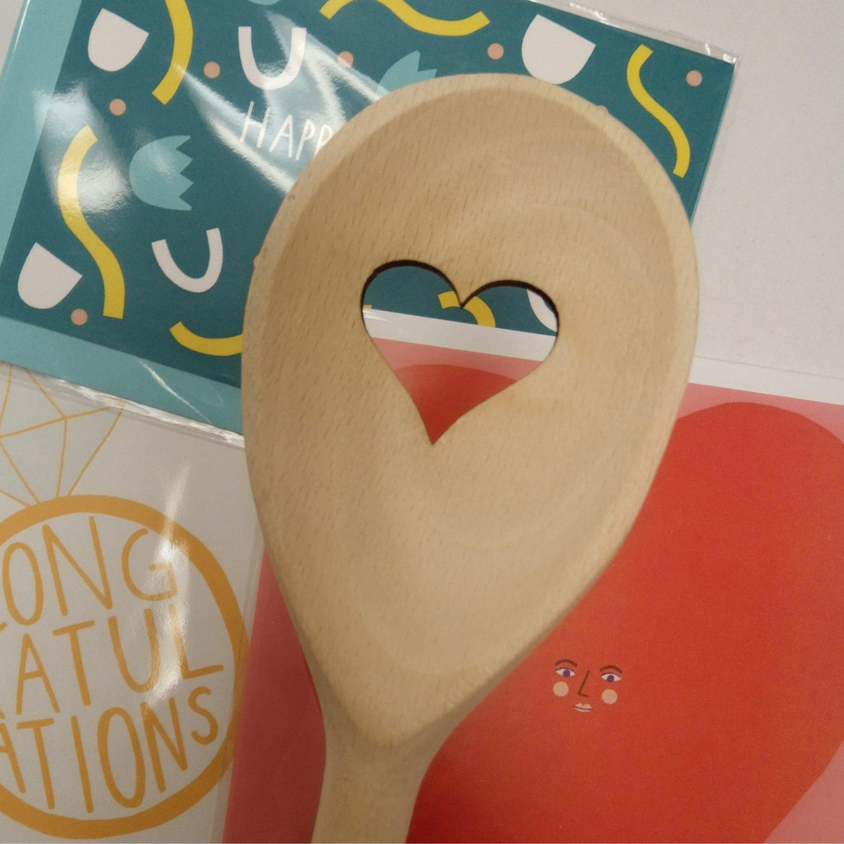 Hell Yeah Heart Wooden Spoon