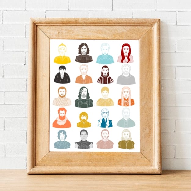 Holly Oddly All Game of Thrones Print