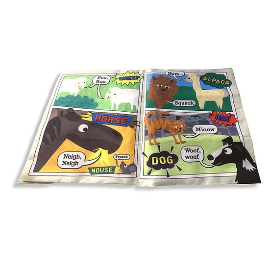 Jo & Nic's Crinkly Cloth Books COMIC ISSUE 2 - Farm Sounds