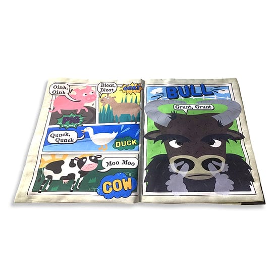 Jo & Nic's Crinkly Cloth Books COMIC ISSUE 2 - Farm Sounds