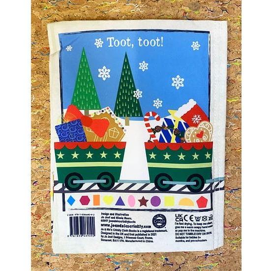 Jo & Nic's Crinkly Cloth Books Nursery Times Crinkly Newspaper - Christmas Shapes