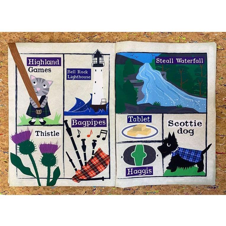 Jo & Nic's Crinkly Cloth Books Nursery Times Crinkly Newspaper - Scotland