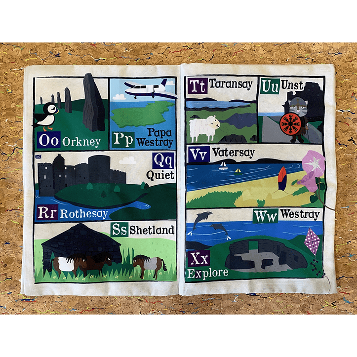 Jo & Nic's Crinkly Cloth Books Nursery Times Crinkly Newspaper - Scottish Islands