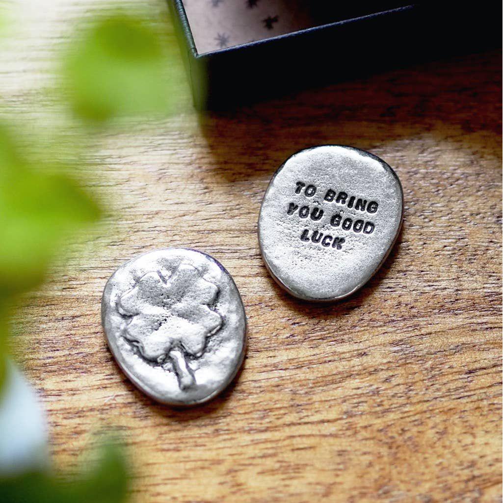 Kutuu 'To Bring You Good Luck' Four Leaf Clover Token