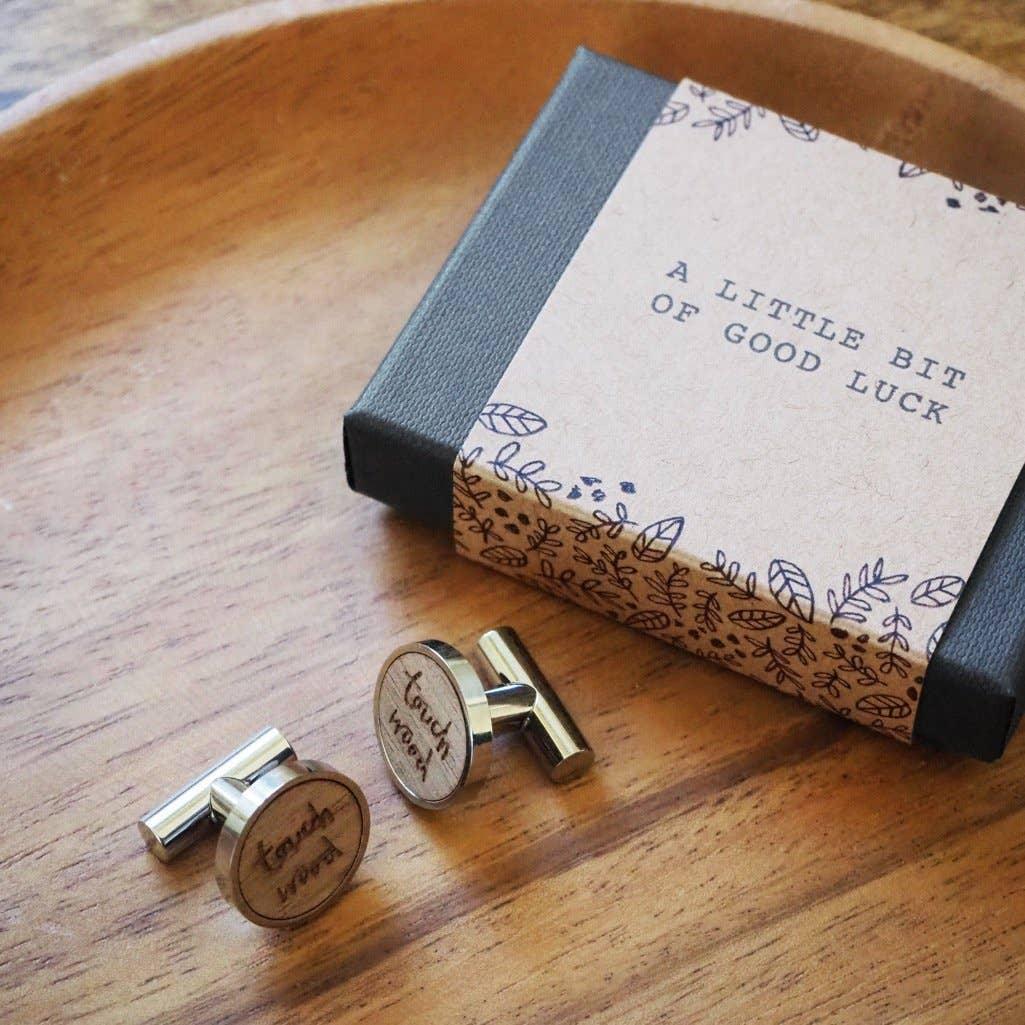 Kutuu 'Touch Wood' Cufflinks