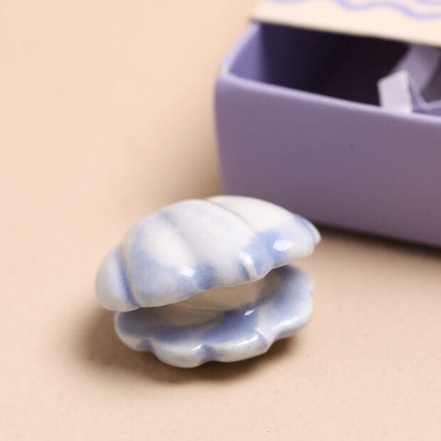 Lisa Angel Tiny Matchbox Ceramic Oyster Token